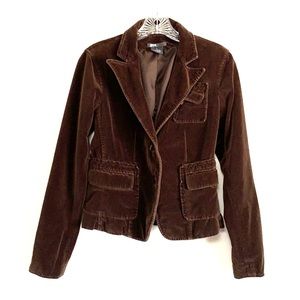 yank america Blazer coat velvet brown